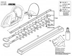 Bosch 0 600 844 503 Ahs 55-22 Hedge Trimmer 230 V / Eu Spare Parts